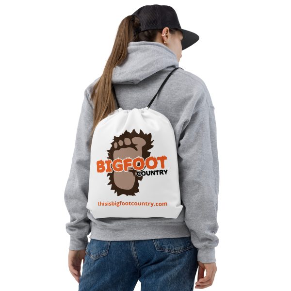 Bigfoot Country Drawstring bag